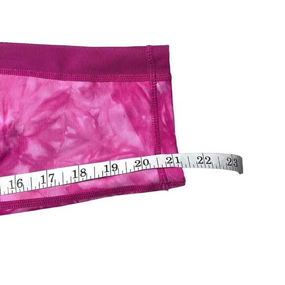 Zyia Fuchsia Hendrix Mesh Light n Tight Hi-rise Capri 20" Leggings Size 8-10 - Picture 5 of 8